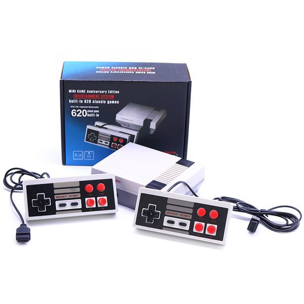 Image of 2021 New Mini AV Out TV Game Console Video Handheld With Doule Game Controller for NES Games Consoles Player Entertainment With Retail Pack