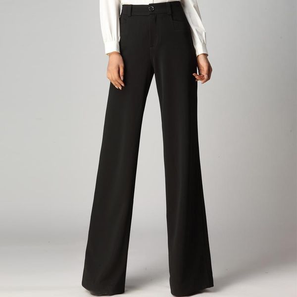 women's pants & capris arrival 2021 women fashion color black wide leg casual long trousers female slim straight, Black;white
women's pants & capris arrival 2021 women fashion color black wide leg casual long trousers female slim straight, Black;white