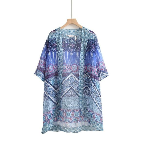 scarves foreign trade printing fashion loose, light and quick-drying five-point sleeve beach sunscreen clothing, Blue;gray
scarves foreign trade printing fashion loose, light and quick-drying five-point sleeve beach sunscreen clothing, Blue;gray