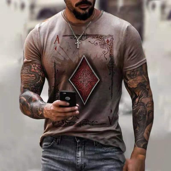 men's t-shirts 2021 summer printed poker casual breathable street 3d short sleeve t-shirt, White;black
men's t-shirts 2021 summer printed poker casual breathable street 3d short sleeve t-shirt, White;black