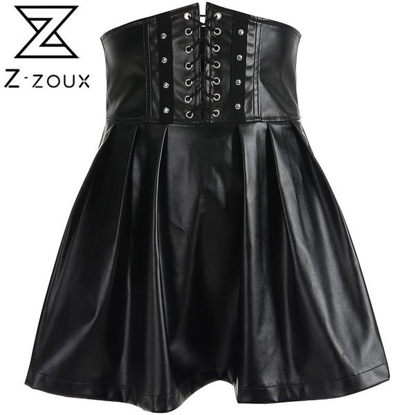 women skirt drawstring bandage high waist pu skirts vintgae black leather summer fashion 210524
women skirt drawstring bandage high waist pu skirts vintgae black leather summer fashion 210524