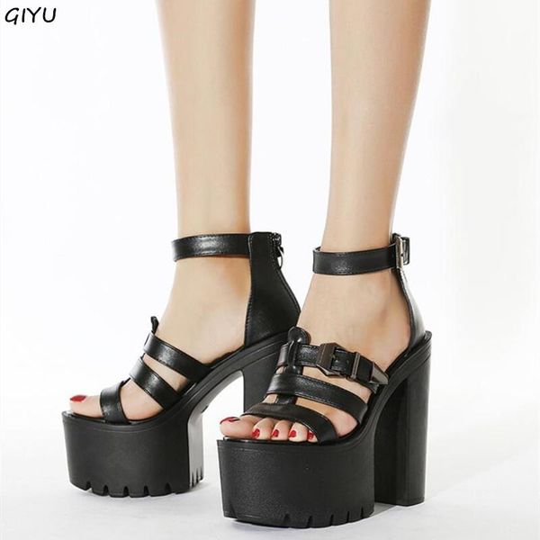 sandals women's 2021 summer open toe leather female chunky platform high heels fashion plus size 35-42 catwalk shoes, Black
sandals women's 2021 summer open toe leather female chunky platform high heels fashion plus size 35-42 catwalk shoes, Black