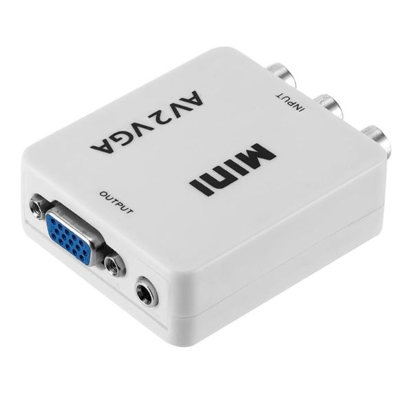 audio cables & connectors mini hd av2vga video converter adapte convertor with 3.5mm rca vga for pc to tv computer
audio cables & connectors mini hd av2vga video converter adapte convertor with 3.5mm rca vga for pc to tv computer