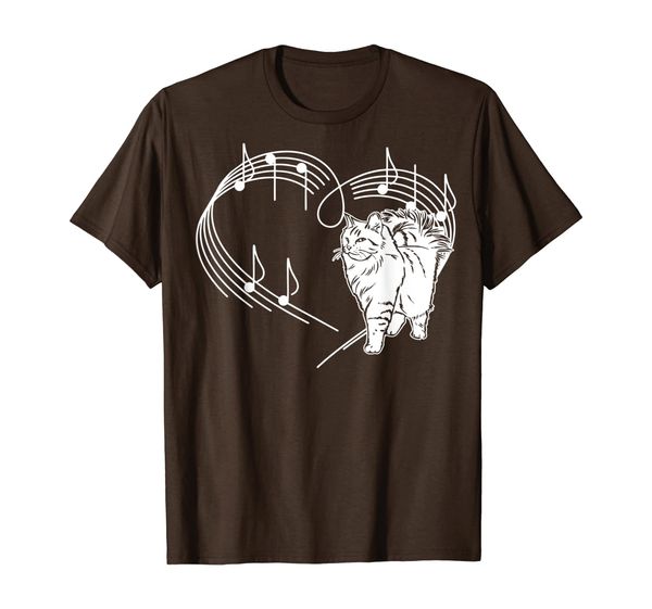 heartbeats siberian cat pet love rhythm tshirt, White;black