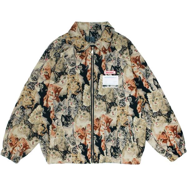 men's jackets jacket men cute cat painting printed zipper coat autumn loose casual retro cool hip hop style outwear couple streetwear t, Black;brown
men's jackets jacket men cute cat painting printed zipper coat autumn loose casual retro cool hip hop style outwear couple streetwear t, Black;brown