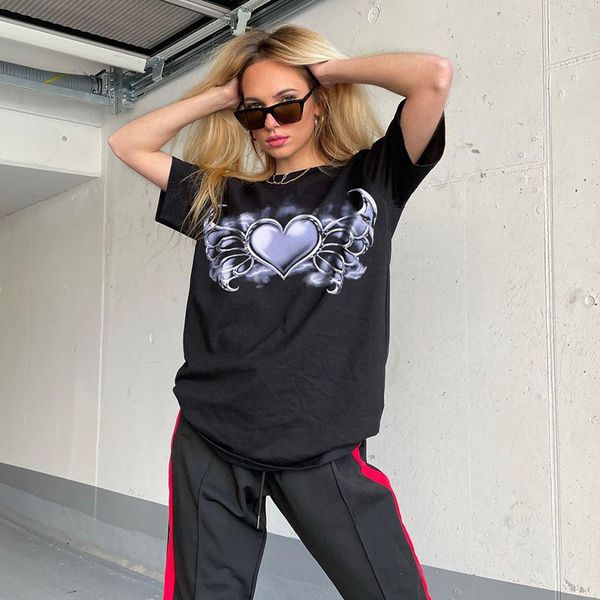 casual heart print t shirt oversize women y2k harajuku short sleeve cotton tshirt women summer black tees shirt, White
casual heart print t shirt oversize women y2k harajuku short sleeve cotton tshirt women summer black tees shirt, White
