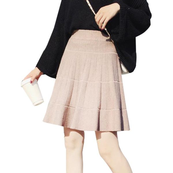skirts pleated knitted skirt women autumn winter thick high waist solid a-line fashion streetwear casual female 2021, Black
skirts pleated knitted skirt women autumn winter thick high waist solid a-line fashion streetwear casual female 2021, Black
