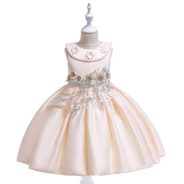 girl's dresses 4-12t bridesmaid sleeveless flowers wedding dress summer princess girl round collar bow birthday party costumes, Red;yellow
girl's dresses 4-12t bridesmaid sleeveless flowers wedding dress summer princess girl round collar bow birthday party costumes, Red;yellow