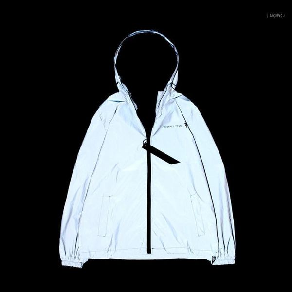 men's jackets full reflective jacket men / women harajuku windbreaker hooded hip-hop streetwear night shiny zipper coats z0812, Black;brown
men's jackets full reflective jacket men / women harajuku windbreaker hooded hip-hop streetwear night shiny zipper coats z0812, Black;brown