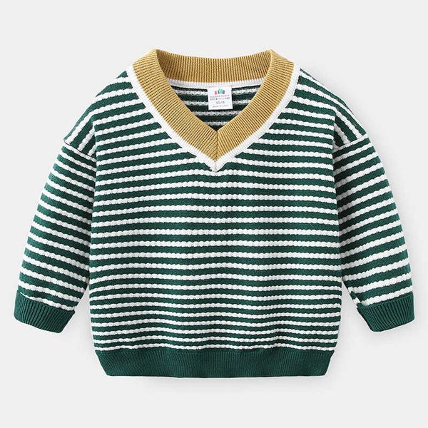 spring autumn winter 2-10 years knitted school student color patchwork handsome striped v-neck sweaters for baby kids boys 210529, Blue
spring autumn winter 2-10 years knitted school student color patchwork handsome striped v-neck sweaters for baby kids boys 210529, Blue