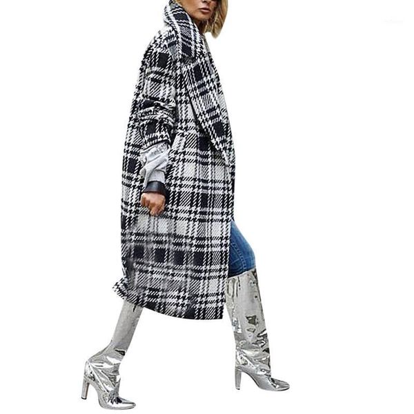women's wool & blends none women clothing winter jacket long fashio casual polyester coat daily full plaid button pocket warm woolen, Black
women's wool & blends none women clothing winter jacket long fashio casual polyester coat daily full plaid button pocket warm woolen, Black