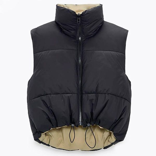 women's vests sleeveless waistcoat autumn winter fashion black double sided vest coat women vintage short outwear female casual warm, Black;white
women's vests sleeveless waistcoat autumn winter fashion black double sided vest coat women vintage short outwear female casual warm, Black;white