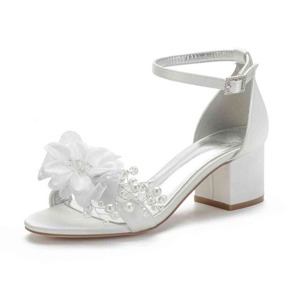 sandals elegant white ivory bridal shoes satin wedding sandals lower block thick heels ankle strap with flower vintage style pearl w2mn, Black
sandals elegant white ivory bridal shoes satin wedding sandals lower block thick heels ankle strap with flower vintage style pearl w2mn, Black