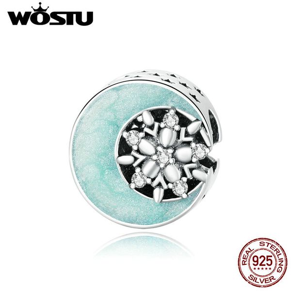 wostu 925 sterling silver snow & moonlight charm round blue enamel bead pendant fit original bracelet necklace jewelry cqc1653 q0531, Black
wostu 925 sterling silver snow & moonlight charm round blue enamel bead pendant fit original bracelet necklace jewelry cqc1653 q0531, Black