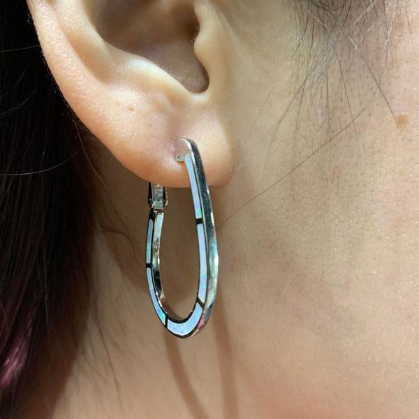 hoop & huggie beautiful opal women earrings rose gold color 925 sterling silver white huggies for gift, Golden;silver
hoop & huggie beautiful opal women earrings rose gold color 925 sterling silver white huggies for gift, Golden;silver