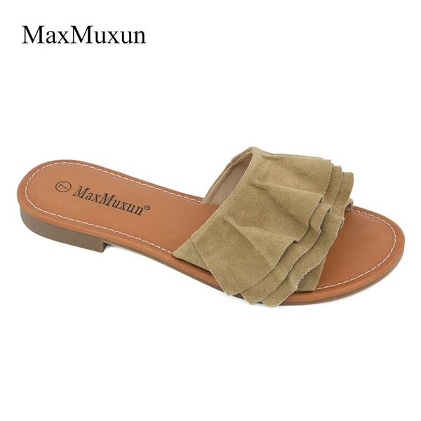 sandals maxmuxun ladies flat flower ruffles shoes women slippers wedges sandal elegant vacation female footwear size 37-42, Black
sandals maxmuxun ladies flat flower ruffles shoes women slippers wedges sandal elegant vacation female footwear size 37-42, Black