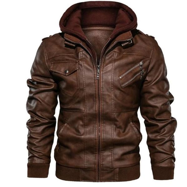 men's fur & faux pu leather jacket men motorcycle hood winter coat man warm casual jackets male bomber windbreaker, Black
men's fur & faux pu leather jacket men motorcycle hood winter coat man warm casual jackets male bomber windbreaker, Black