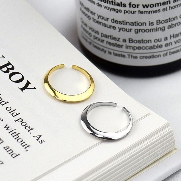 wedding rings 100% 925 sterling silver open ring for women ins minimalist design gold color jewelry bijoux birthday, Slivery;golden
wedding rings 100% 925 sterling silver open ring for women ins minimalist design gold color jewelry bijoux birthday, Slivery;golden