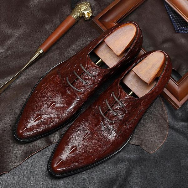 dress shoes fashion wedding crocodile pattern genuine leather gentleman lace up business office for men f49, Black
dress shoes fashion wedding crocodile pattern genuine leather gentleman lace up business office for men f49, Black