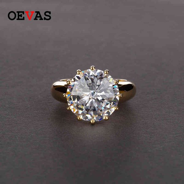 oevas solid 925 sterling silver sparkling 12 carats created moissanite gold color ring for women wedding engagement fine jewelry, Slivery;golden
oevas solid 925 sterling silver sparkling 12 carats created moissanite gold color ring for women wedding engagement fine jewelry, Slivery;golden