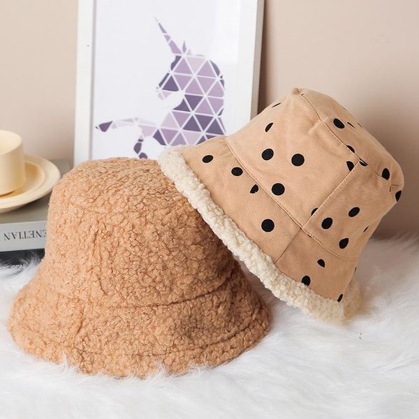 wide brim hats dot lamb wool bucket hat women double-sided fisherman winter warm outdoor sunscreen sun female panama cap, Blue;gray
wide brim hats dot lamb wool bucket hat women double-sided fisherman winter warm outdoor sunscreen sun female panama cap, Blue;gray
