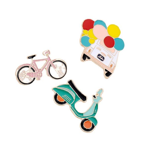 transportation shaped alloy brooches for boys girls cartoon creative bike car enamel lapel pins funny gold plated badges denim shirt gift ba, Gray
transportation shaped alloy brooches for boys girls cartoon creative bike car enamel lapel pins funny gold plated badges denim shirt gift ba, Gray