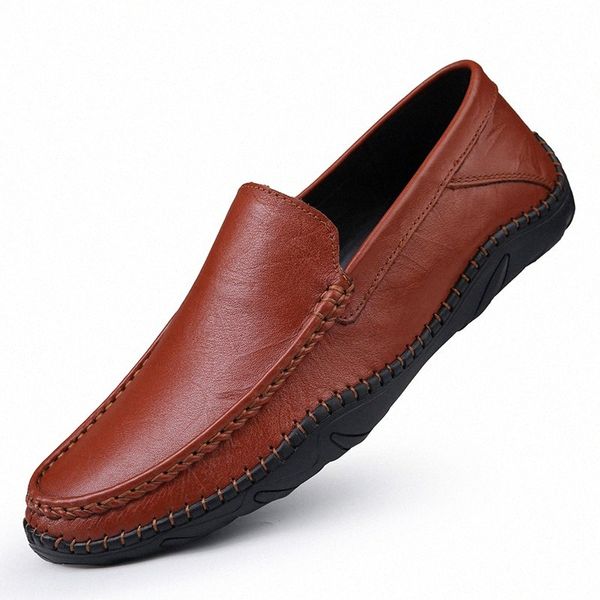 100% genuine leather men shoes soft breathable moccasins loafers 2020 fashion men flats comfy driving shoes womens sandals comfortable d4wk#, Black
100% genuine leather men shoes soft breathable moccasins loafers 2020 fashion men flats comfy driving shoes womens sandals comfortable d4wk#, Black