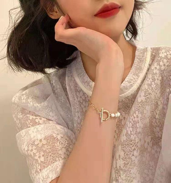 bangle korean version of the character fu gold-plated pearl bracelet women tide cold wind light luxury hand ornaments fashion, Black
bangle korean version of the character fu gold-plated pearl bracelet women tide cold wind light luxury hand ornaments fashion, Black