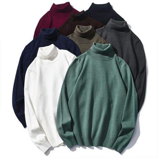 mens 17 colors new slim fit turtleneck sweater pullover male autumn solid color long sleeve high neck knitted sweater pullover, White;black
mens 17 colors new slim fit turtleneck sweater pullover male autumn solid color long sleeve high neck knitted sweater pullover, White;black