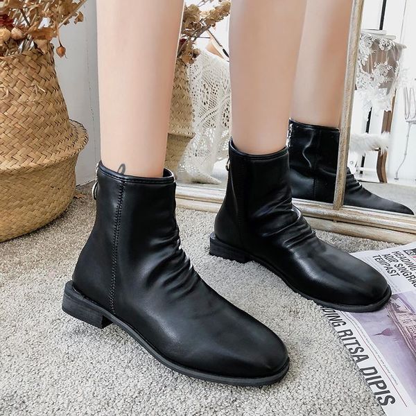 boots 2021 female boot split leather women winter shoes warm plush ankle black zip botines mujer chaussure u11-94
boots 2021 female boot split leather women winter shoes warm plush ankle black zip botines mujer chaussure u11-94