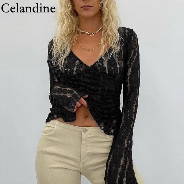 women's t-shirt celandine v neck long sleeve crop women see through lace shirts ladies mesh transparent tees spring summer 2021, White
women's t-shirt celandine v neck long sleeve crop women see through lace shirts ladies mesh transparent tees spring summer 2021, White