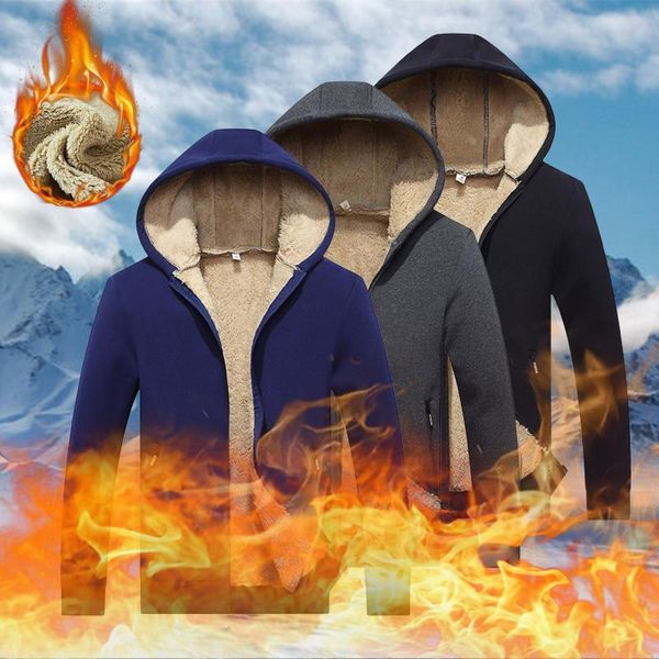 men's jackets with jacket zipper pockets fleece lamb hooded casual winter velvet coats &, Black;brown
men's jackets with jacket zipper pockets fleece lamb hooded casual winter velvet coats &, Black;brown