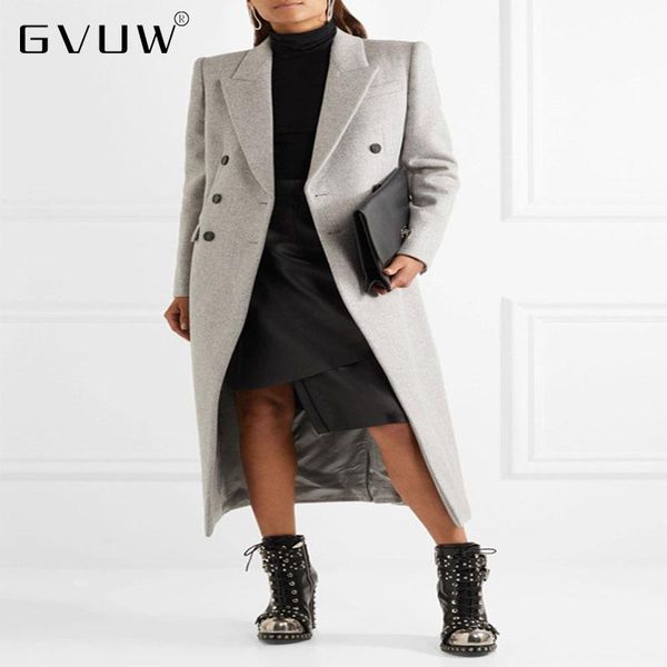women's wool & blends gvuw autumn brand simple suit collar double breasted straight tube silhouette winter coat women 2021 woolen kb568, Black
women's wool & blends gvuw autumn brand simple suit collar double breasted straight tube silhouette winter coat women 2021 woolen kb568, Black