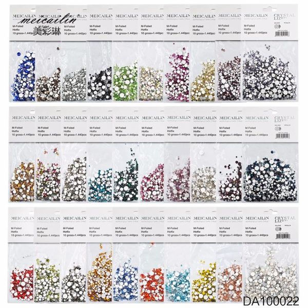 nail art decorations mix sizes 1440pcs/pack crystal ab non fix flatback glass rhinestones for nails 3d decoration gems, Silver;gold
nail art decorations mix sizes 1440pcs/pack crystal ab non fix flatback glass rhinestones for nails 3d decoration gems, Silver;gold