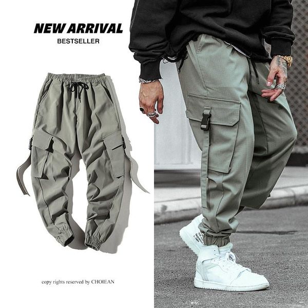 men cargo pants ribbons harem joggers streetwear 2021 hip hop casual pockets track pants male harajuku fashion trousers, Black
men cargo pants ribbons harem joggers streetwear 2021 hip hop casual pockets track pants male harajuku fashion trousers, Black