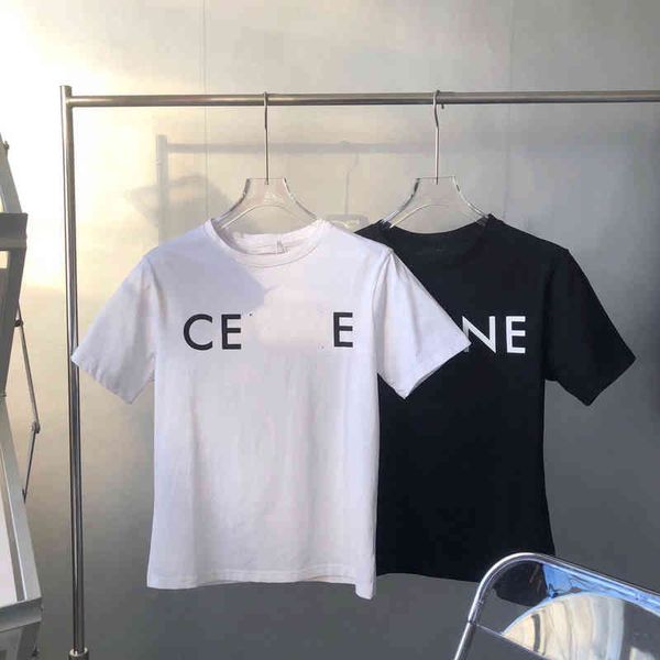 2022 factory wholesale new spring and summer cel capsule series round neck chest letter short sleeve song yanfei same top, White
2022 factory wholesale new spring and summer cel capsule series round neck chest letter short sleeve song yanfei same top, White