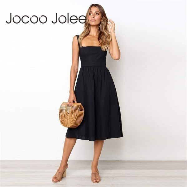 casual simple solid sundress women high waist sleeveless slash neck midi a-line dress plus size white black red long dresses 210316, Black;gray
casual simple solid sundress women high waist sleeveless slash neck midi a-line dress plus size white black red long dresses 210316, Black;gray