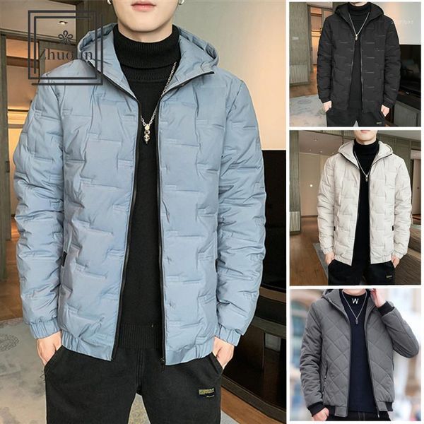 men's jackets zhuolin autumn and winter mens jacket fashion casual hooded clothing, Black;brown
men's jackets zhuolin autumn and winter mens jacket fashion casual hooded clothing, Black;brown