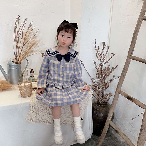 skirt girls' 2021 lovely academy style sub children's two piece performance suit, White
skirt girls' 2021 lovely academy style sub children's two piece performance suit, White