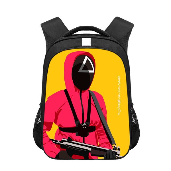 bags backpack squid game student schoolbag polyester creative large capacity reflective strip, Black;red
bags backpack squid game student schoolbag polyester creative large capacity reflective strip, Black;red