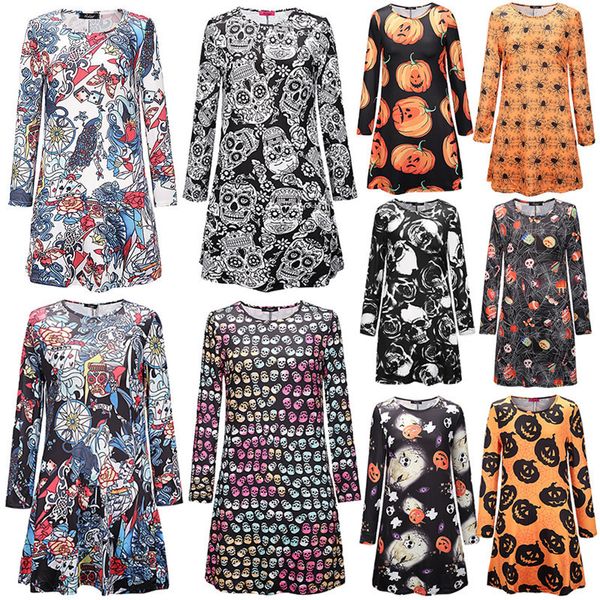 2021 new halloween print women fashion o-neck long sleeve autumn winter brand milk silk a-line vestidos plus casual robe 2xw9, Black;gray
2021 new halloween print women fashion o-neck long sleeve autumn winter brand milk silk a-line vestidos plus casual robe 2xw9, Black;gray