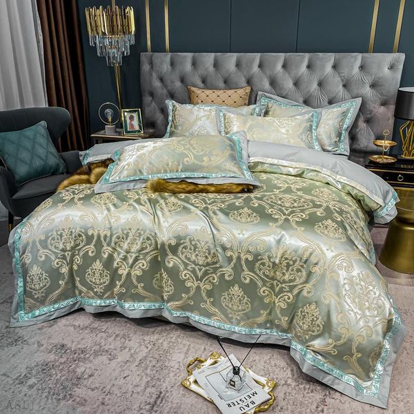 bedding sets european royal full king 1.8m jacquard cotton set quilt cover pillowcase flat bed sheet bedspreads home bedclothes
bedding sets european royal full king 1.8m jacquard cotton set quilt cover pillowcase flat bed sheet bedspreads home bedclothes