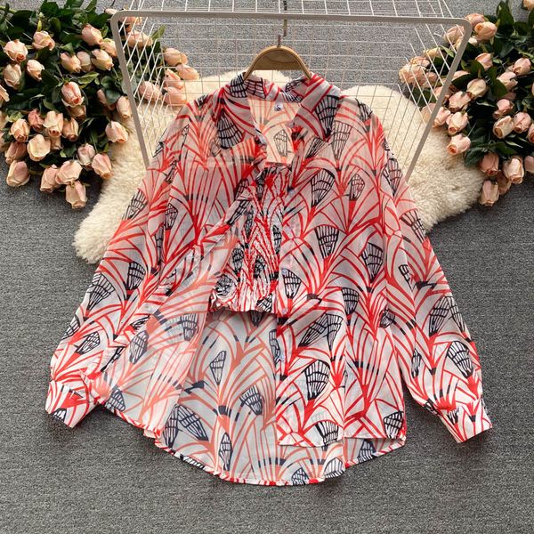 women's polos vacation style shirt female design sense niche printing sunscreen + camisole two-piece jacket trend xd4q, White
women's polos vacation style shirt female design sense niche printing sunscreen + camisole two-piece jacket trend xd4q, White