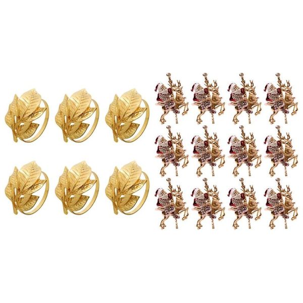 napkin rings 6pcs decoration golden leaf with 12pcs restaurant el dining table santa claus ring
napkin rings 6pcs decoration golden leaf with 12pcs restaurant el dining table santa claus ring