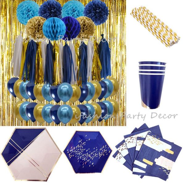 disposable dinnerware gold blue paper plates straws napkins decoupage tableware party supplies birthday decorations kids adults
disposable dinnerware gold blue paper plates straws napkins decoupage tableware party supplies birthday decorations kids adults