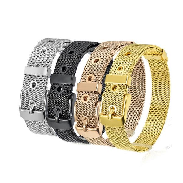 watch bands 1 pc stainless steel for face 18mm - 10mm gold silver color adjustable accessories 21cm long, Black;brown
watch bands 1 pc stainless steel for face 18mm - 10mm gold silver color adjustable accessories 21cm long, Black;brown