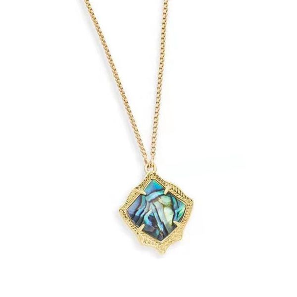 pendant necklaces fashion geometric rhombus colorful shell necklace gold plated long chain for women party jewelry, Silver
pendant necklaces fashion geometric rhombus colorful shell necklace gold plated long chain for women party jewelry, Silver