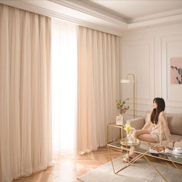 curtain & drapes nordic double-layered blackout curtains tulle modern window sheer for living room/bedroom with tie-backs
curtain & drapes nordic double-layered blackout curtains tulle modern window sheer for living room/bedroom with tie-backs