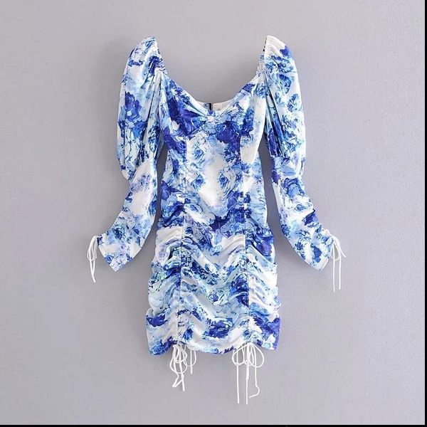 2021 blue print long sleeve vintage backless women beach holiday mini dress drop shipping, Black;gray
2021 blue print long sleeve vintage backless women beach holiday mini dress drop shipping, Black;gray
