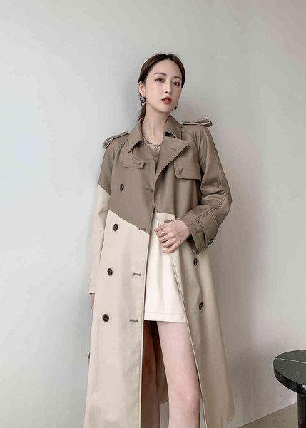 women's trench coats female track mark autumn trench coat korean fashion contract retail with maxi jacket belt outerwear o098, Tan;black
women's trench coats female track mark autumn trench coat korean fashion contract retail with maxi jacket belt outerwear o098, Tan;black